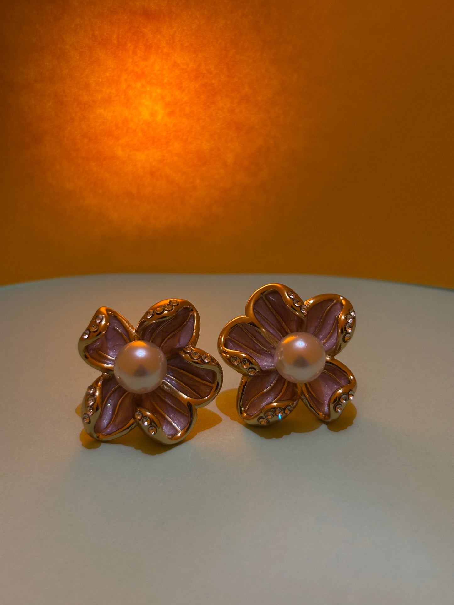 Blushie Bloom Studs