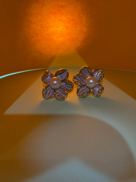 Blushie Bloom Studs