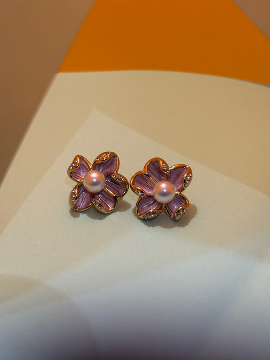 Blushie Bloom Studs